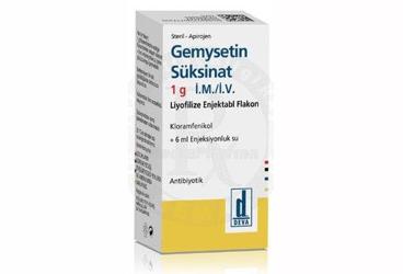 KEMICETINE SUKSINAT 1 gr 1 flakon {8699525797308} kutu görseli