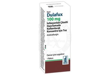 DULAFUX 100 mg infüzyonluk çözelti hazırlamada kullanılacak konsantre için toz kutu görseli