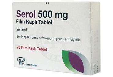SEROL 500 mg 20 film tablet kutu görseli