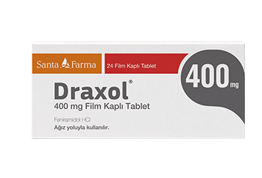 DRAXOL 400 mg film kaplı tablet kutu görseli