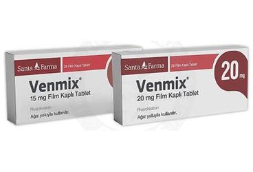 VENMIX 20 mg film kaplı tablet (28 tablet) kutu görseli