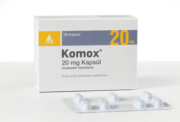 KOMOX 20 mg 28 kapsül kutu görseli