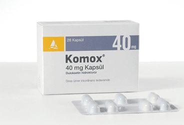 KOMOX 40 mg 28 kapsül kutu görseli