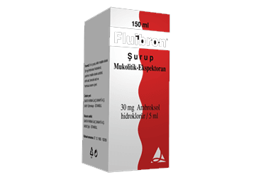 FLUIBRON 5 ml 30 mg 150 ml şurup kutu görseli