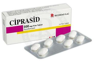 CIPRASID 500 mg 14 film tablet {8699530090043} kutu görseli