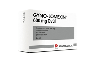 GYNO-LOMEXIN 600 mg 2 ovül {8699530900014} kutu görseli