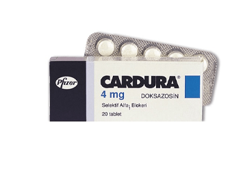 CARDURA 4 mg 20 tablet kutu görseli