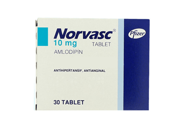 NORVASC 10 mg 30 tablet kutu görseli