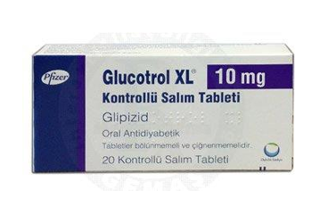 GLUCOTROL-XL 10 mg 20 tablet kutu görseli