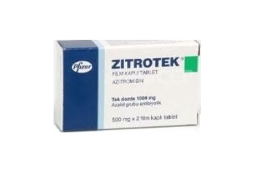 ZITROTEK 500 mg 2 film kaplı tablet kutu görseli