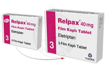 RELPAX 40 mg 3 film tablet kutu görseli