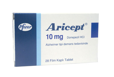 ARICEPT 10 mg 28 film kaplı tablet kutu görseli