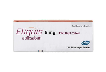 ELIQUIS 5 mg 60 film kaplı tablet { 8699532096166 } kutu görseli