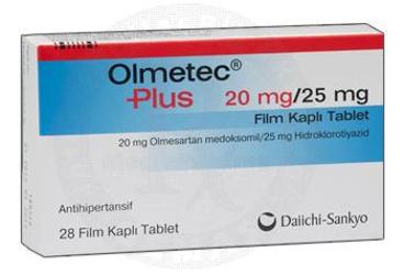 OLMETEC PLUS 20 mg/25 mg 28 film kaplı tablet {Pfizer} kutu görseli