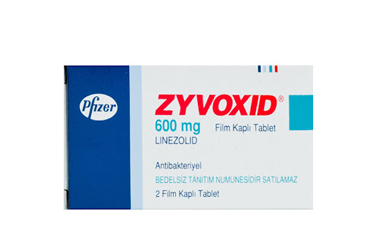 ZYVOXID 600 mg 2 film kaplı tablet kutu görseli