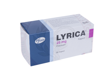 LYRICA 25 mg 56 kapsül kutu görseli
