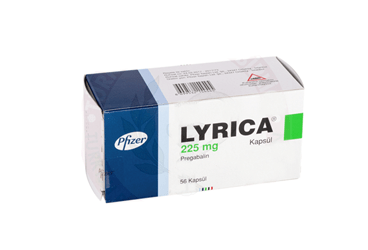 LYRICA 225 mg 56 kapsül kutu görseli