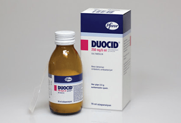 DUOCID 250 mg 40 ml süspansiyon kutu görseli