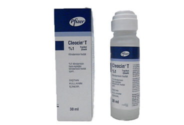 CLEOCIN T %1 topikal çözelti 30 ml kutu görseli