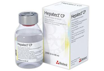 HEPATECT CP 2000 IU/40 ml IV infüzyonluk çözelti kutu görseli