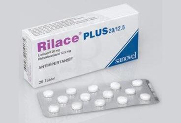 RILACE PLUS 20/12.5 mg 28 tablet kutu görseli