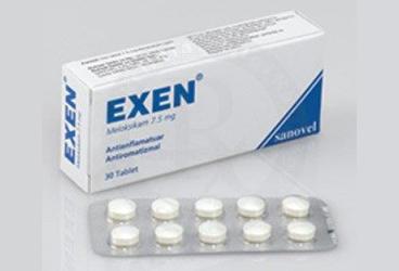 EXEN 7.5 mg 30 tablet kutu görseli