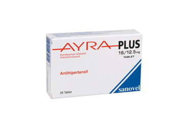 AYRA PLUS 16/12.5 mg 90 tablet kutu görseli