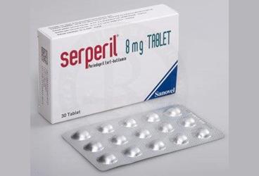 SERPERIL 8 mg 30 tablet kutu görseli