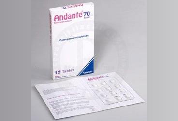 ANDANTE 70 mg 12 tablet kutu görseli