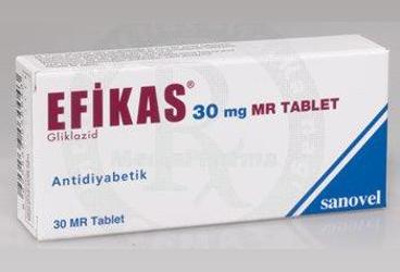 EFIKAS MR 30 mg 30 tablet kutu görseli