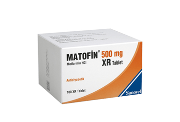 MATOFIN 500 mg 100 XR tablet kutu görseli