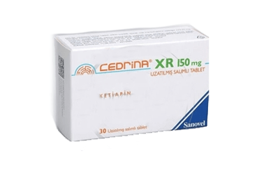 CEDRINA XR 150 mg uzatılmış salınımlı 60 tablet kutu görseli