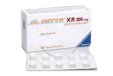 CEDRINA XR 200 mg uzatılmış salınımlı 60 tablet kutu görseli