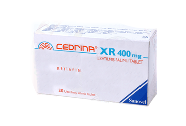 CEDRINA XR 400 mg uzatılmış salınımlı 60 tablet kutu görseli