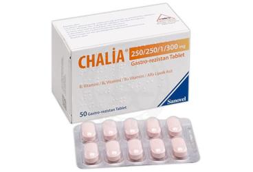 CHALIA 250/250/1/300 mg gastro-rezistan tablet ( 50 tablet ) kutu görseli