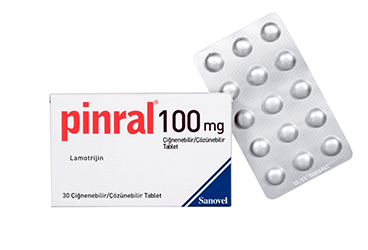 PINRAL 100 mg 30 çiğnenebilir/çözünebilir tablet kutu görseli