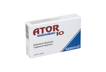 ATOR 10 mg 30 film tablet kutu görseli