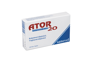 ATOR 20 mg 30 film tablet kutu görseli