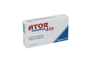 ATOR 40 mg 30 film tablet kutu görseli