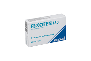 FEXOFEN 180 mg 20 tablet kutu görseli