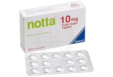 NOTTA 10 mg 28 film tablet kutu görseli