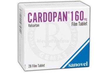 CARDOPAN 160 mg 28 film tablet kutu görseli