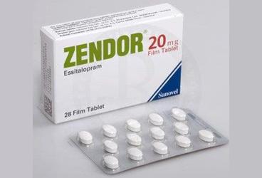 ZENDOR 20 mg 28 film tablet kutu görseli