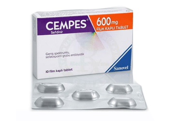 CEMPES 600 mg 10 film kaplı tablet kutu görseli