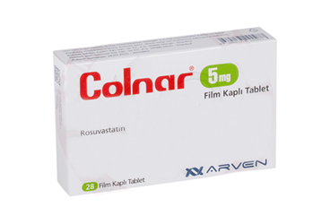 COLNAR 5 mg film kaplı tablet (90 adet) kutu görseli