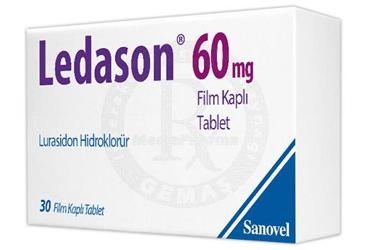 LEDASON 60 mg film kaplı tablet (30 adet) kutu görseli