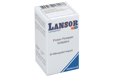 LANSOR 15 mg 30 kapsül kutu görseli