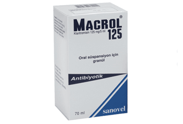 MACROL 125 mg/5 ml 70 ml süspansiyon kutu görseli