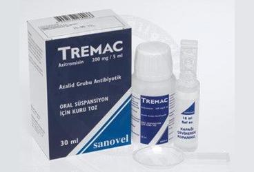 TREMAC 200 mg/5 ml 30 ml süspansiyon kutu görseli