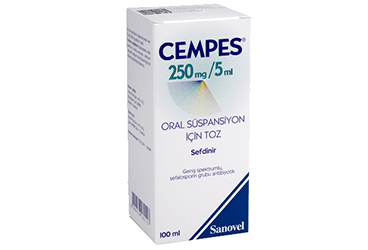 CEMPES 250 mg/5ml 100 ml oral süspansiyon için toz kutu görseli